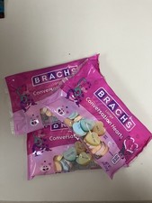 LOT OF 3 Bags Brach's LARGE Conversation Hearts 3/15 Oz. Ships Same Day