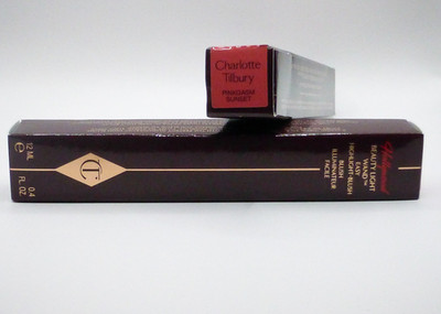 Charlotte Tilbury Beauty Highlighter Wand Pinkgasm Sunset - Free Ship New in Box