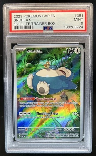 2023 Pokemon SV Black Star Promos - SVP EN Snorlax #051 PSA 9