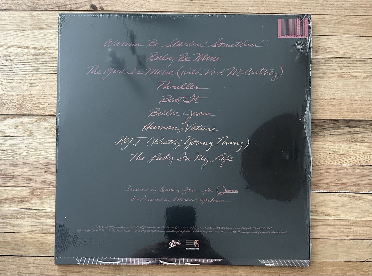 MICHAEL JACKSON Thriller Vinyl LP Record Sealed New EPIC 2016