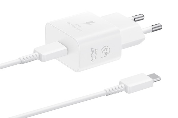 Samsung SchnellladegeräT T2510 USB-C 25W Mit Datenkabel, Weiß-image