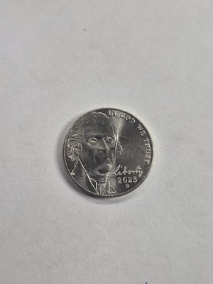 2023 D JEFFERSON NICKEL ERROR DIE CHIP BEEHIVE SEE PICS N-10