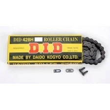 D.I.D D18-429H-120 428H Heavy Duty Standard Series Non O-Ring Chain - 120 Lin...