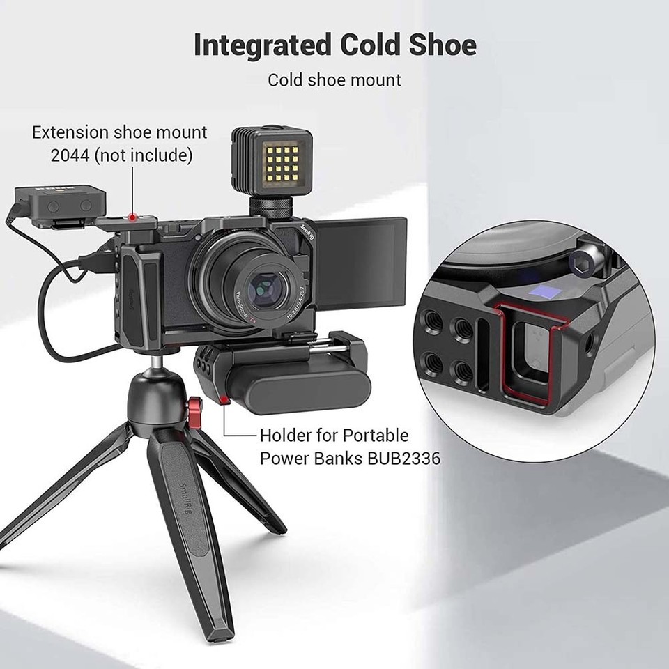 Camera Cage for ZV-1 II ZV-1F ZV-1 with Cold Shoe Mount, Rig3855 | eBay UK