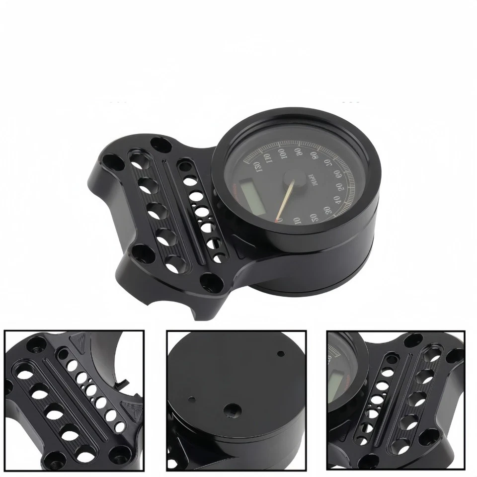 Speedometer Relocation Kit For Harley Sportster Custom XL1200 Dyna 1995-2023 — 第 4/4 张图片
