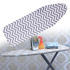 Ironing Board Cover Extra Thick Pad Scorch Stain Resistant Elastic Edge 59"x19"