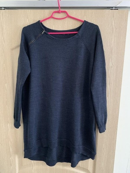 Women COS Dress Navy Wool S