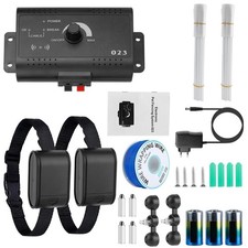   For 2 Dogs Safe Electric Dog Fence Pet Containment System Shock Collars New  