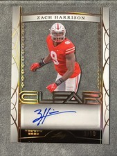 2022 Leaf Trinity Zach Harrison Clear Gold Auto /10