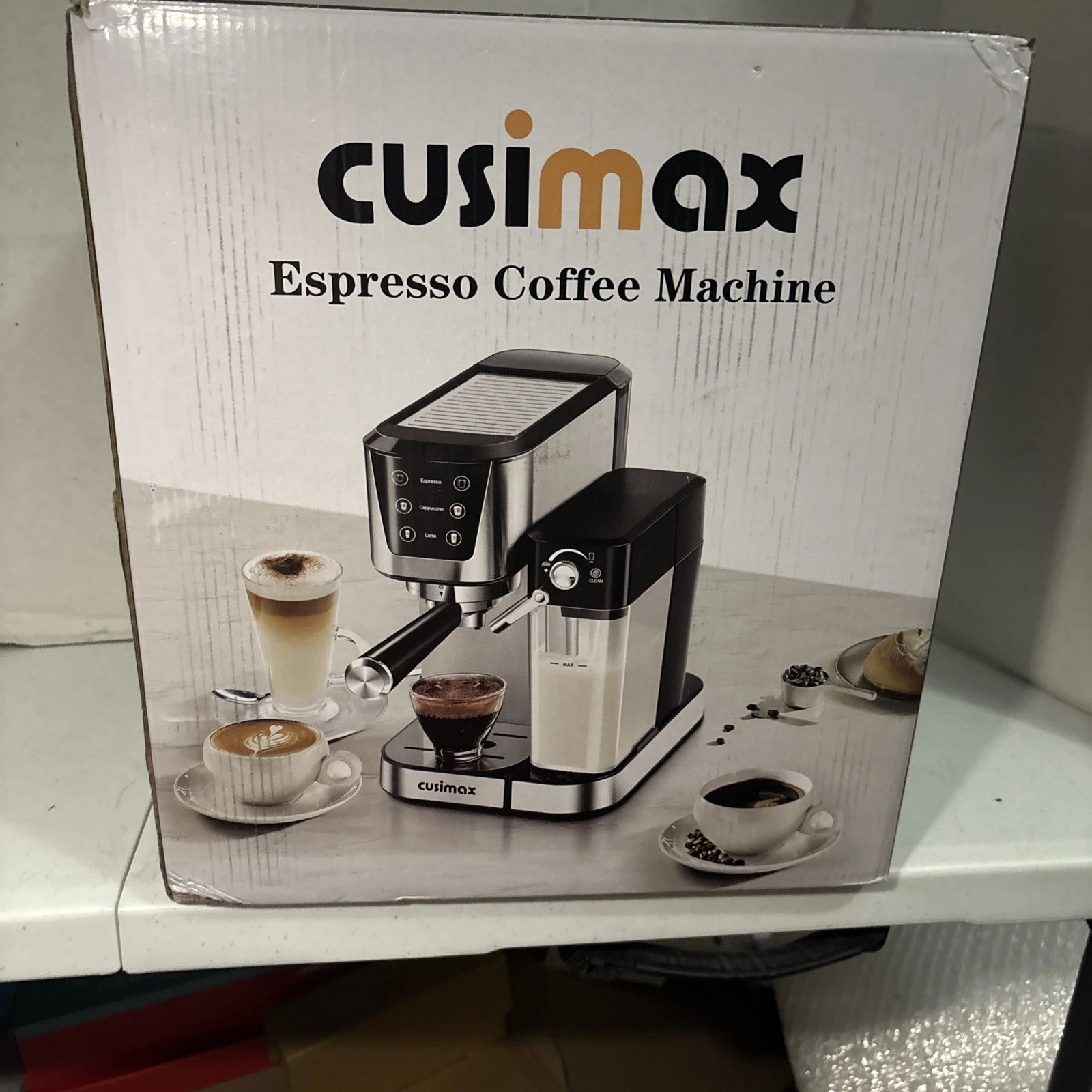 NEW OPEN BOX Cusimax CMEM-5280S Espresso Coffee Machine
