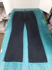 Levis 515 Jeans Size 8 Womens Black Corduroy Stretch Pants Mid Rise Bootcut