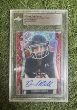 Desmond Ridder 1/1 Auto Leaf Flash Kaleidoscope Red 