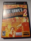 Tony Hawk's Underground 2 (Sony PlayStation 2, 2004) No Manual | Tested
