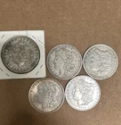 Morgan Dollar Lot (5) Morgan Dollars 1897 0  Toned  1921 S  1886 P .900