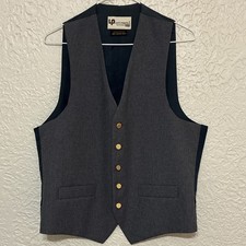 Levi's Panatela Men's Solid Vest Gray with Blue Back, Regular Size Type