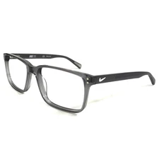 Nike Eyeglasses Frames 7240 070 Polished Smoke Gray Rectangle Full Rim 55-17-140