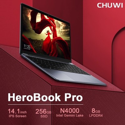 CHUWI Laptop 14.1'' HD Intel Celeron N4000 8GB 256GB SSD Webcam Windows 11 H