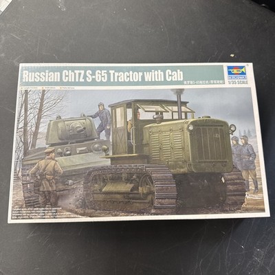 TRP05539 1:35 Trumpeter Russian ChTZ S-65 Tractor with Cab