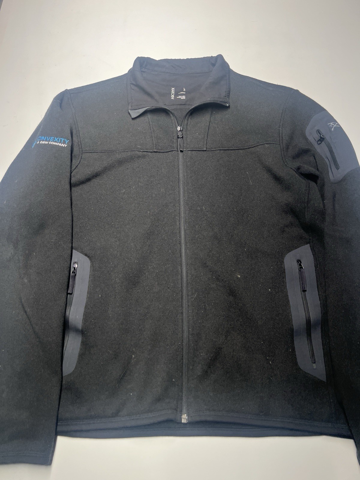 ARC'TERYX Arcteryx Covert Cardigan Full Zip Maglione Giacca Polartec Pile Nero L Leggi