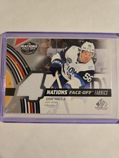 2025-26 Upper Deck SP Game Used Erik Haula 4 Nations Face Off Fabrics Predators