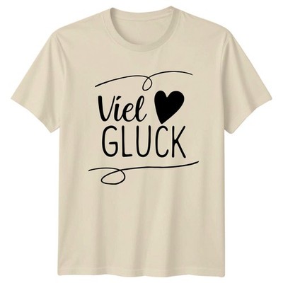 Viel Gluck T-Shirt Viel Glück Freundschaft Viel Glück Geschenk für Sie und Ihn