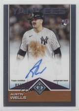 2024 Topps Transcendent Collection Icons Chrome 2/25 Austin Wells Auto 5h0