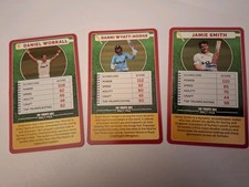 Top Trump Specials Cards England Cricket Stars Complete Unmarked