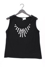 ✨ Second Life Fashion Bexley's Top für Damen Gr. 42, L schwarz aus Viskose ✨