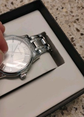 NEW Bulova 96A000 35mm Classic Silver Unisex Dress Watch w/ Box Bulova Corporate Exclusive Silver Dial Men main image 4