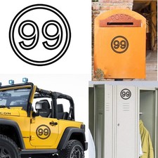 Sticker Vinyl Number 99 Version VII