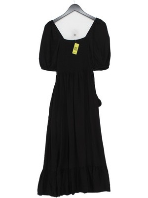 Scamp & Dude Hemdblusenkleid Midikleid UK10 in Schwarz