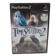 Time Splitters 2 PS2 2002 w/ case, manual & Reg card Vintage Tested & Works