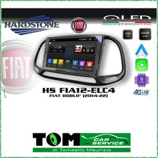 Autoradio Hardstone 9" QLED Android 10 Fiat Doblò 2014-2022 CarPlay WI-FI GPS BT