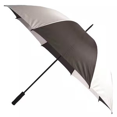 60 Inch Large Golf Rain Umbrella in Black and White for Golf Bag