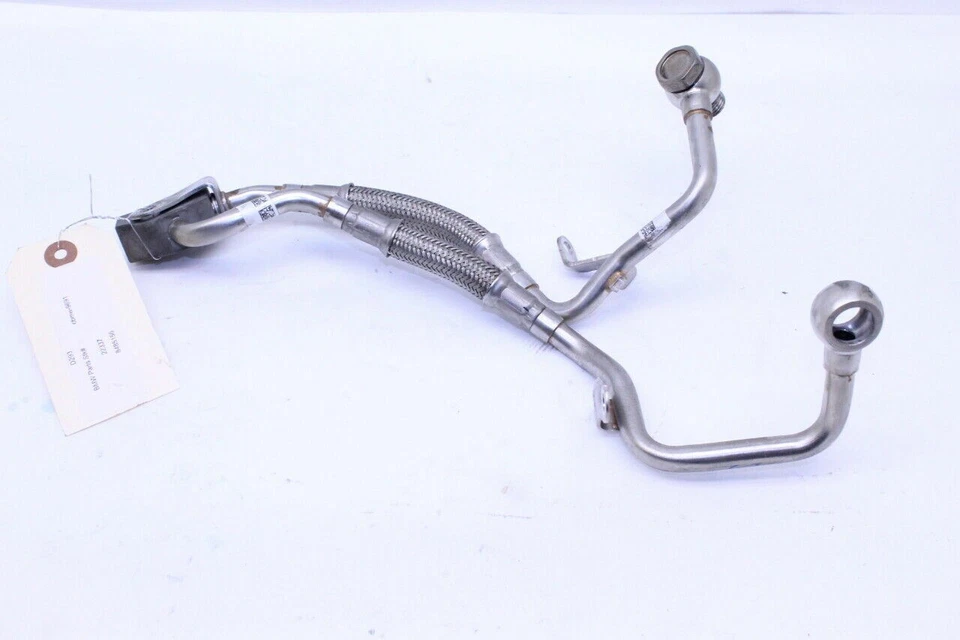 2019 BMW Alpina B7 N63 Turbocharger Turbo Coolant Water Line Pair OEM Used Foto 3 de 4