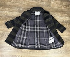 Burberry coat size 8Y girls green/black