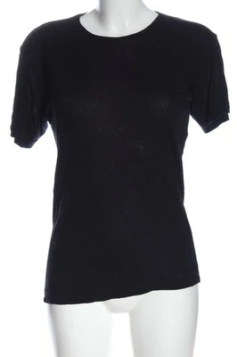 AMERICAN APPAREL Shirt basique Dames Haut T EU 36 noir style décontracté - Photo 1/4