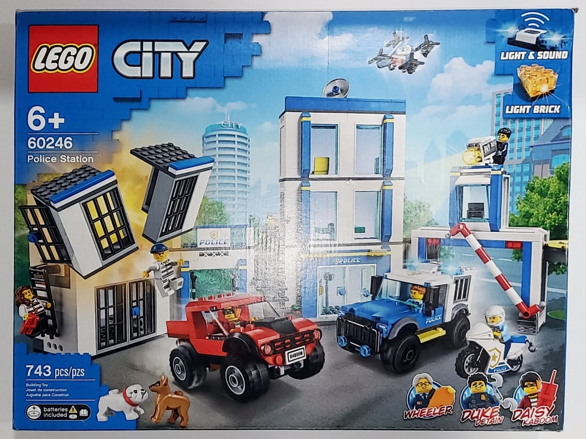 LEGO City Minifig Police Construction Wrapping Paper 28in X 40in Gift Tags  for sale online