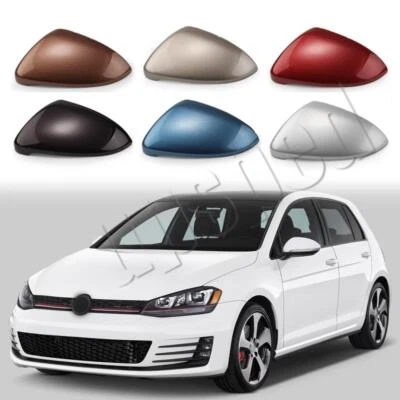 Left Right Side Car Rearview Mirror Cap Cover For VW Golf GTI MK7 2015-2019 - Image 1 of 4