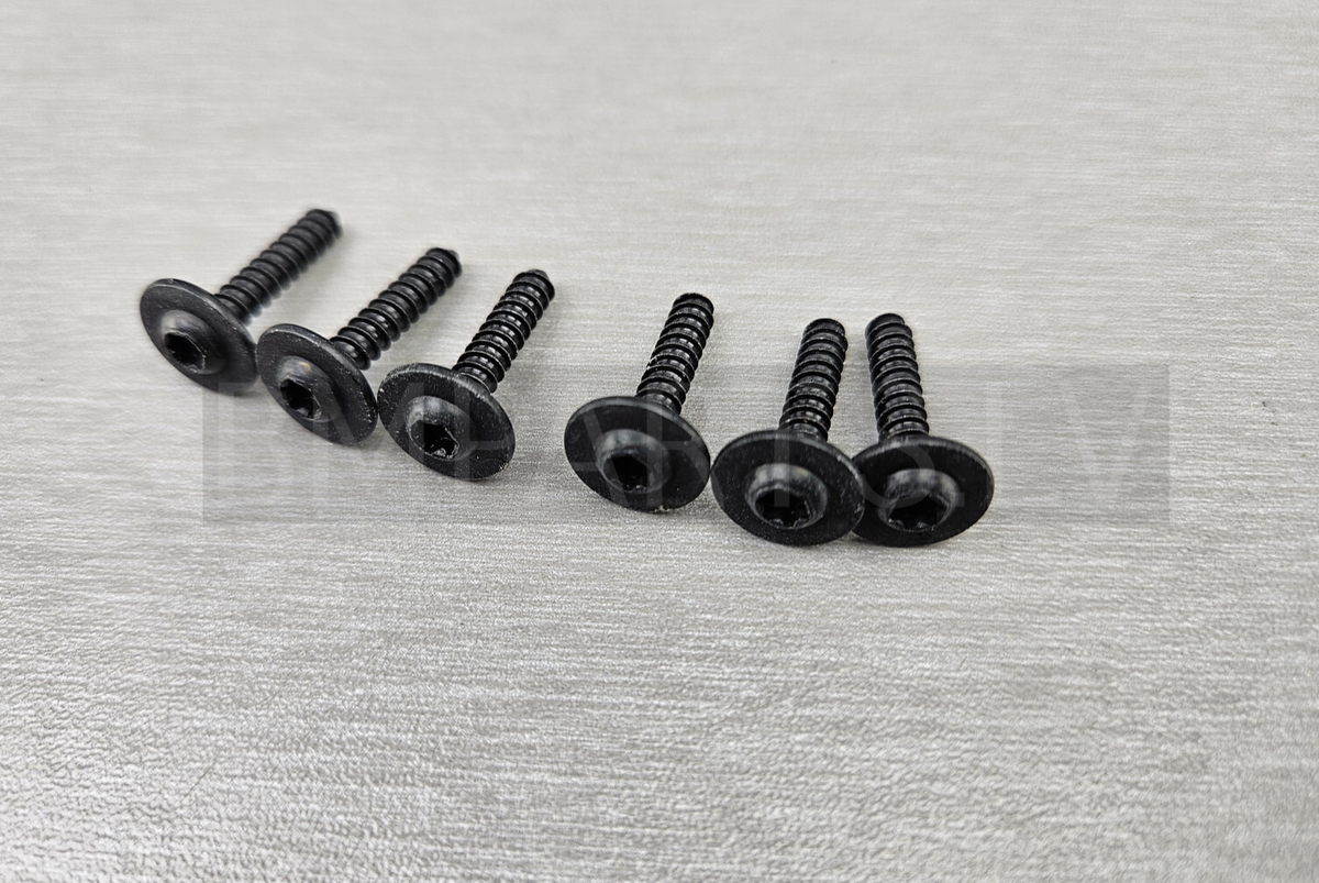 6x NEW GENUINE BMW OVAL-HEAD SCREW WITH WASHER DELTA PT4X20