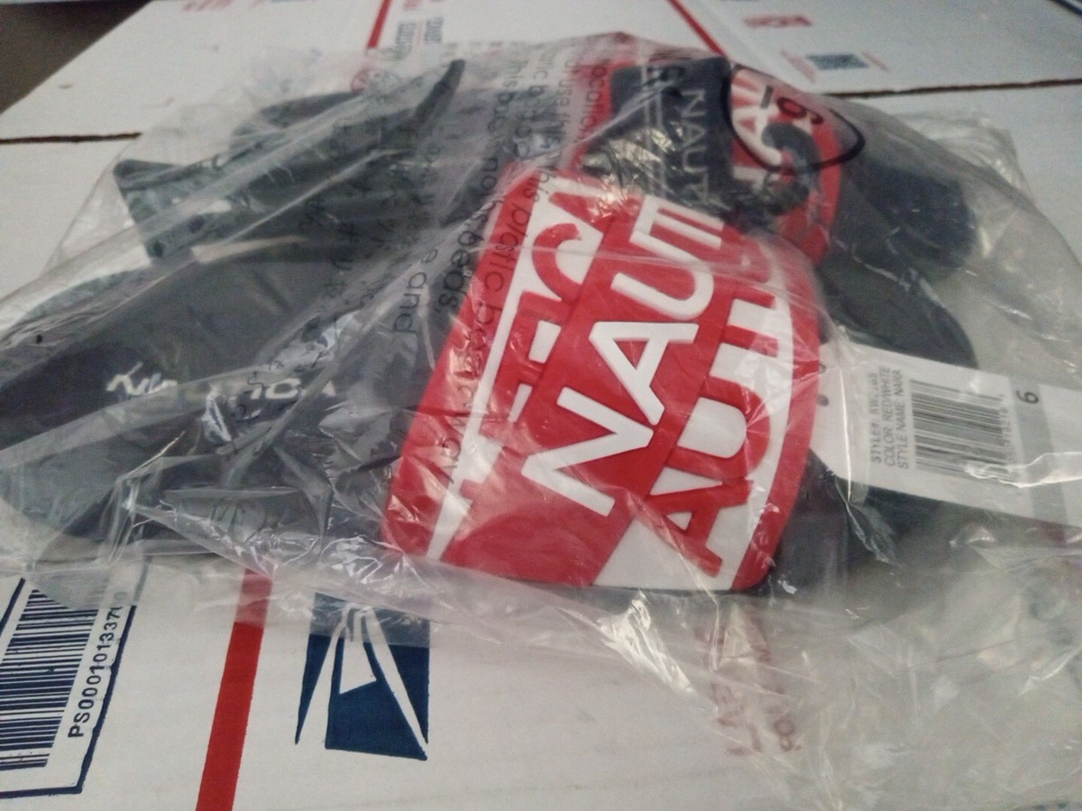 Nautica Boys sz 6 Slides Sandals Comfort \