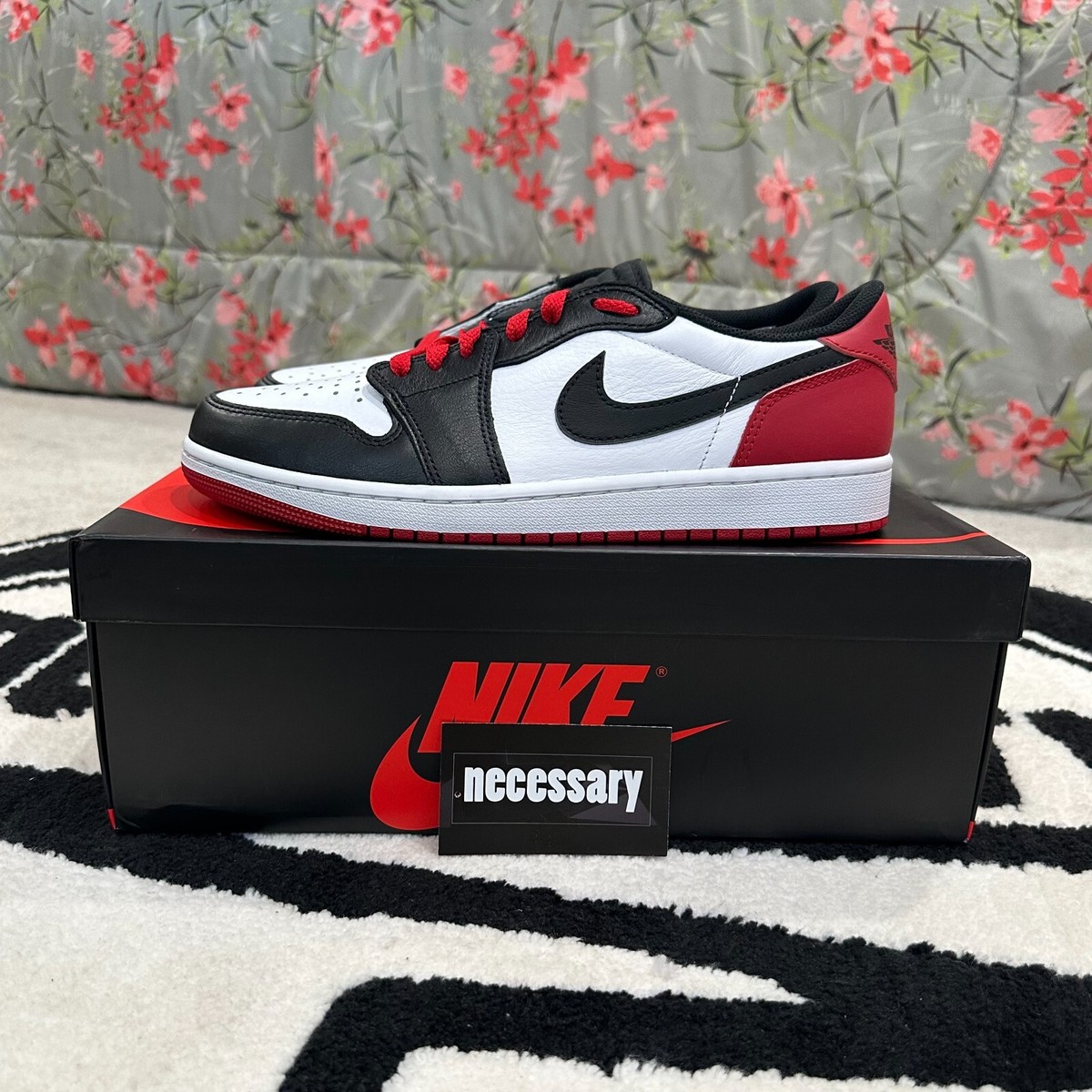 シューズ(男性用) Air Jordan 1 Retro Low 29cm CZ0790-106 CZ0790-106 Nike Air Jordan 1 Retro Low OG Black Toe (Men's