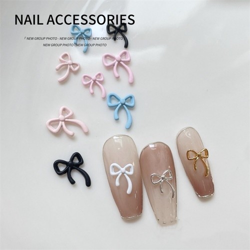 20pcs/Lot Cute Bowknot Nail Art Charm for Valentine's Day Christmas Day - Picture 6 of 17