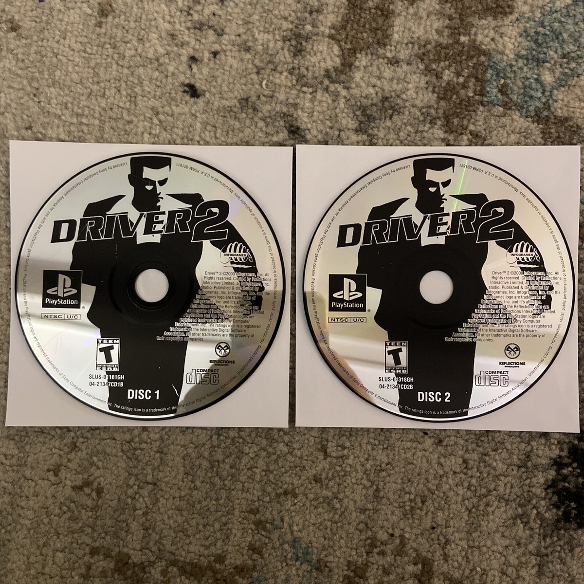 🔥 Driver 2 (Sony PlayStation 1 2000) GH. VG Disc Only! See