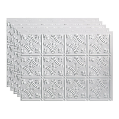 Fasade 18in x 24in Traditional Style/Pattern #1 Backsplash Panel