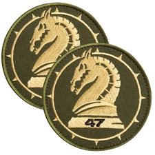 Ukraine Patch Set 2 pcs 47th Brigade emdroidery patches