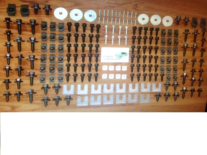 Kit de herrajes delanteros de chapa 210 piezas Oldsmobile Pontiac GM modelos Buick Olds Foto 4 de 4