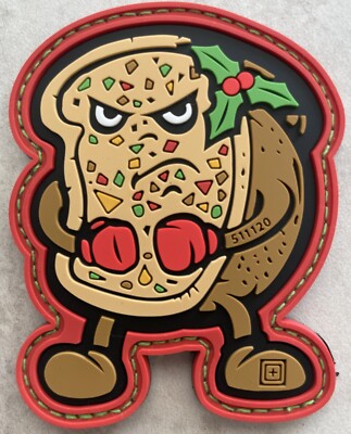 NEW 5.11 POTM PATCH OF THE MONTH DECEMBER 2023 #120 POUND CAKE ANGRY FRUIT CAKE