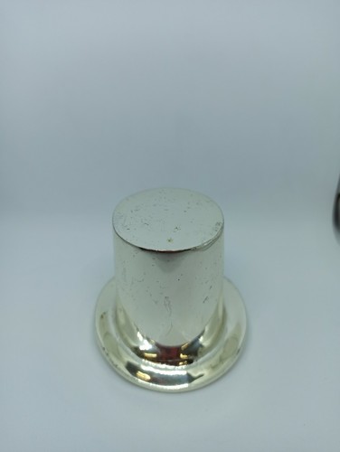 SOMBRERO DE COPA - ABREBOTELLAS BRONCE CHAPADO EN PLATA - HECHO EN ESPAÑA POR ALMAZAN   - Imagen 6 de 12