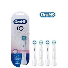 Oral-B iO Gentle Care Replacement Brush Heads, White - 4 Heads